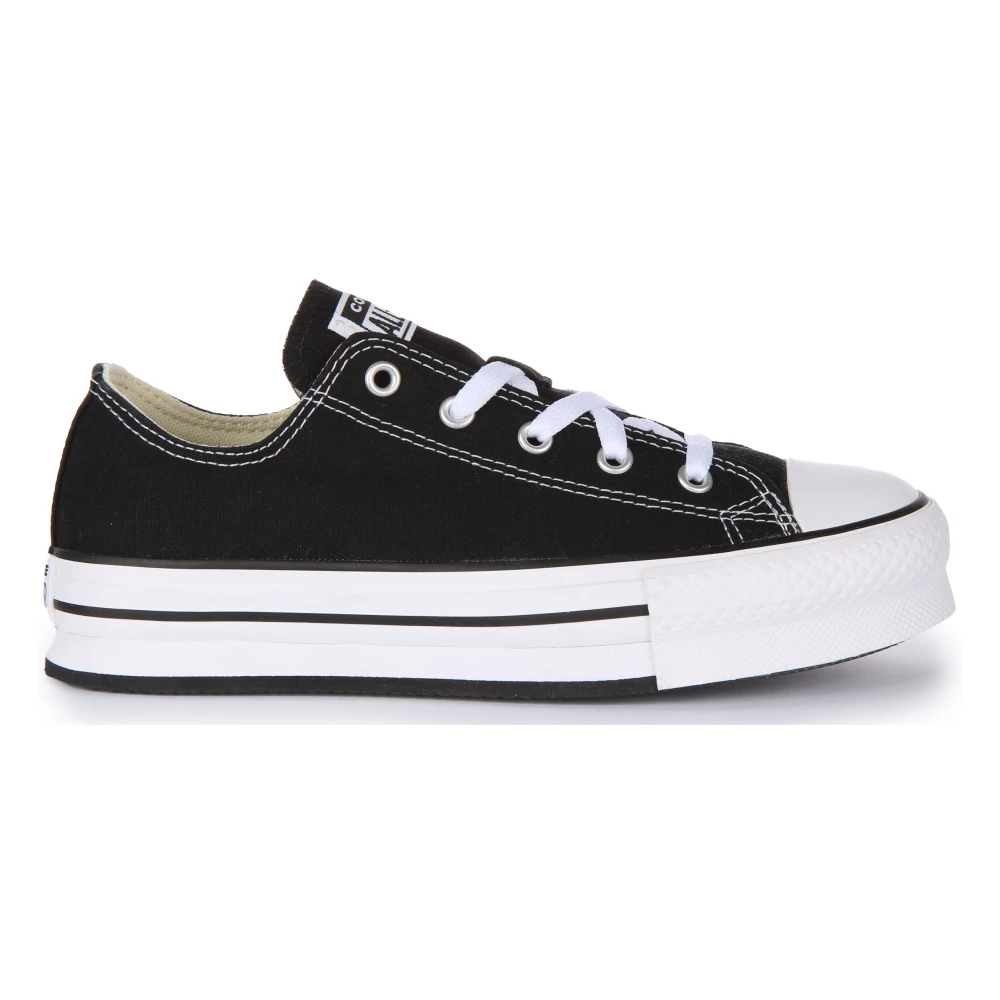 Converse Women's Black Sneakers, 5 Uk, Classic Double Layered Sole Trainers