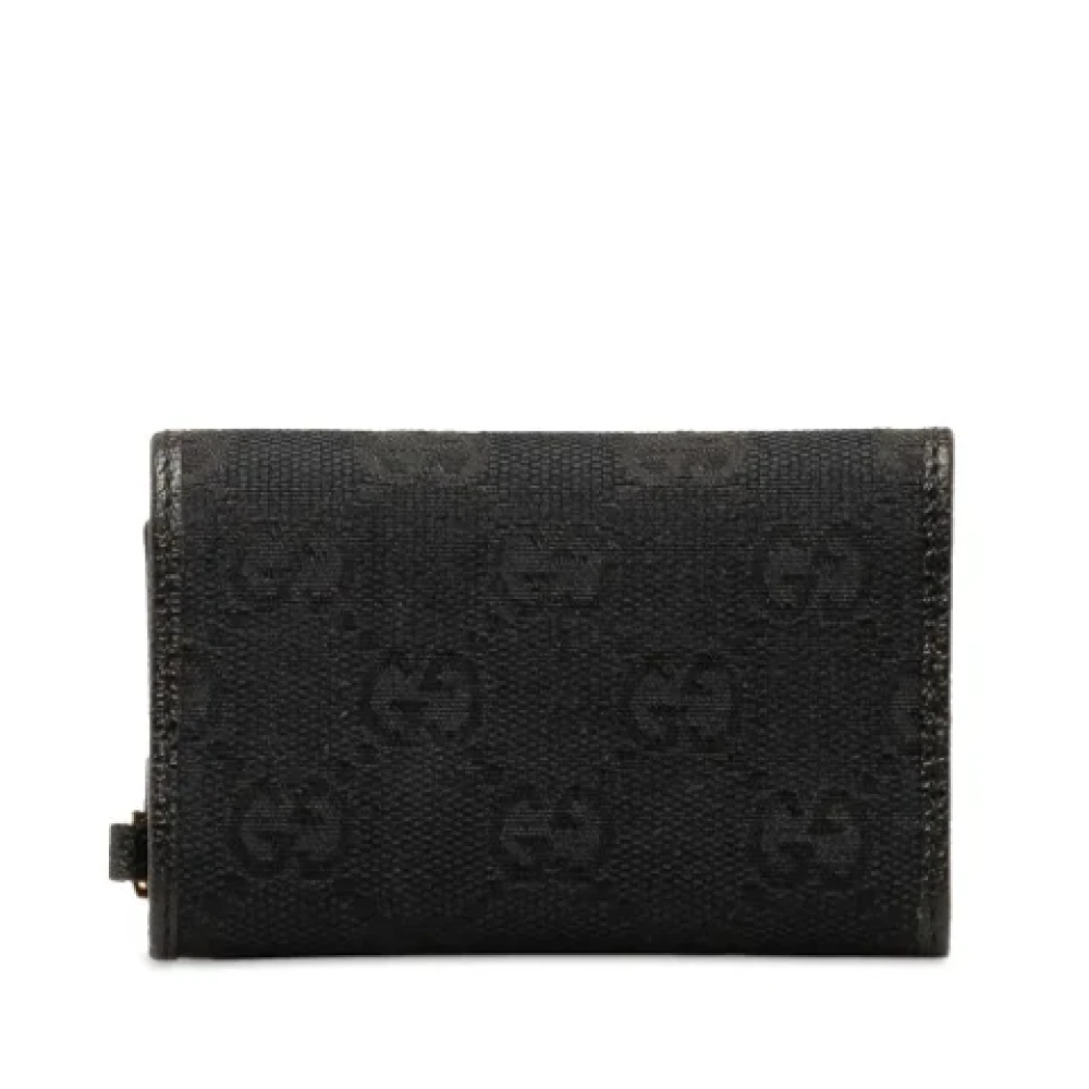 Gucci Vintage Pre-owned Leather key-holders Black Dames