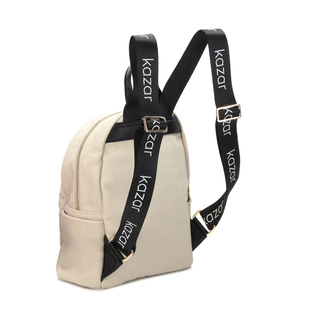 Kazar Dames beige en zwart rugzak Beige Dames