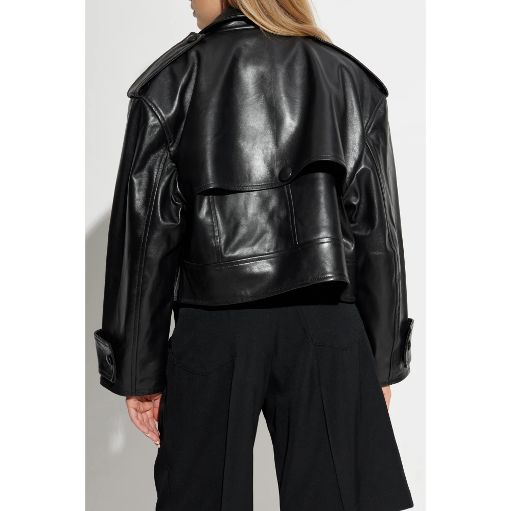Stand Studio Leren jas Bloom Black Dames