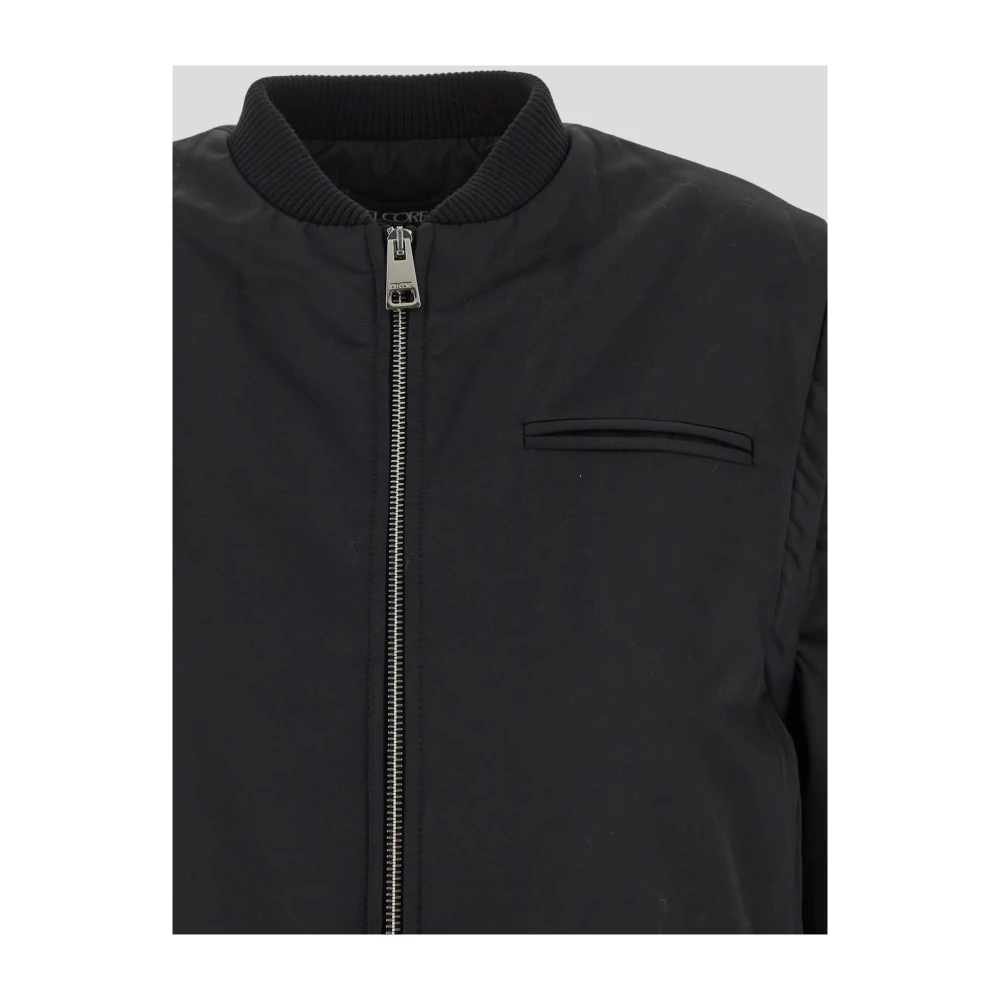 Del Core Polyester Loose Jacket Black Dames