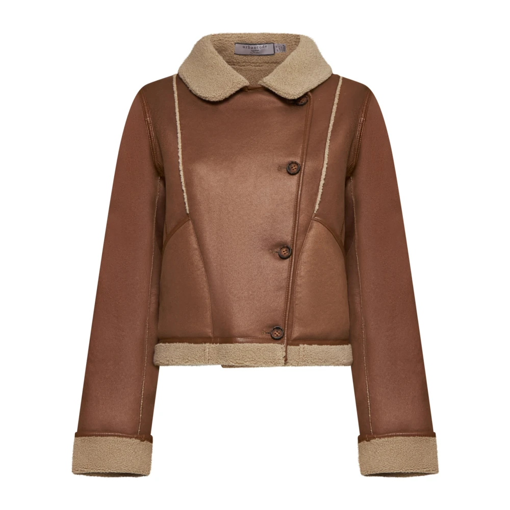 Urbancode Stijlvolle Jassen Collectie Brown Dames