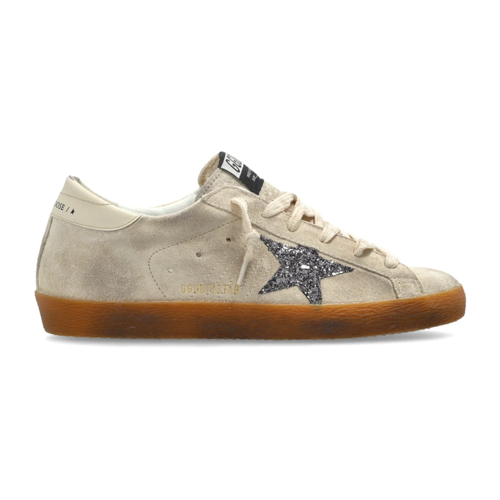 Golden Goose Women's Beige Sneakers, 6 Uk, Super-Star Trainers