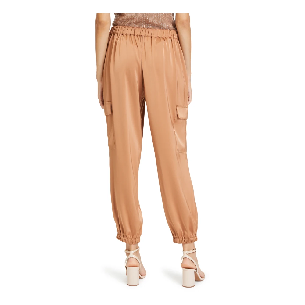 Vera Mont Trousers Brown Dames
