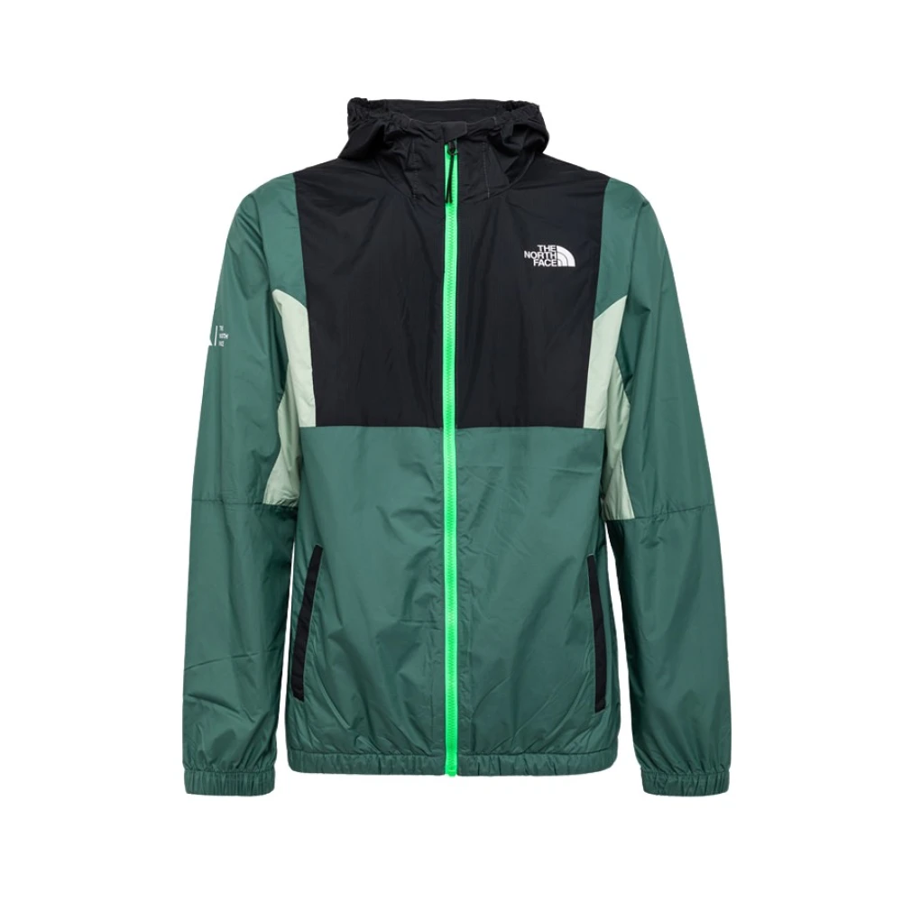 The North Face Groene Color-Block Mountain Athletics Jas Green Heren