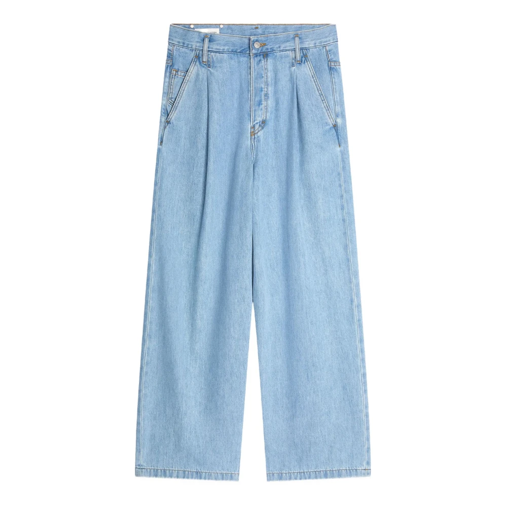 Dries Van Noten Men's Blue Penning Den Jeans - Wide Jeans - W30 - Jeans