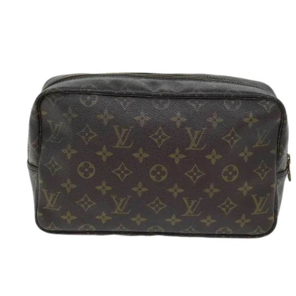 Louis Vuitton Vintage Pre-owned Canvas clutches Brown Dames