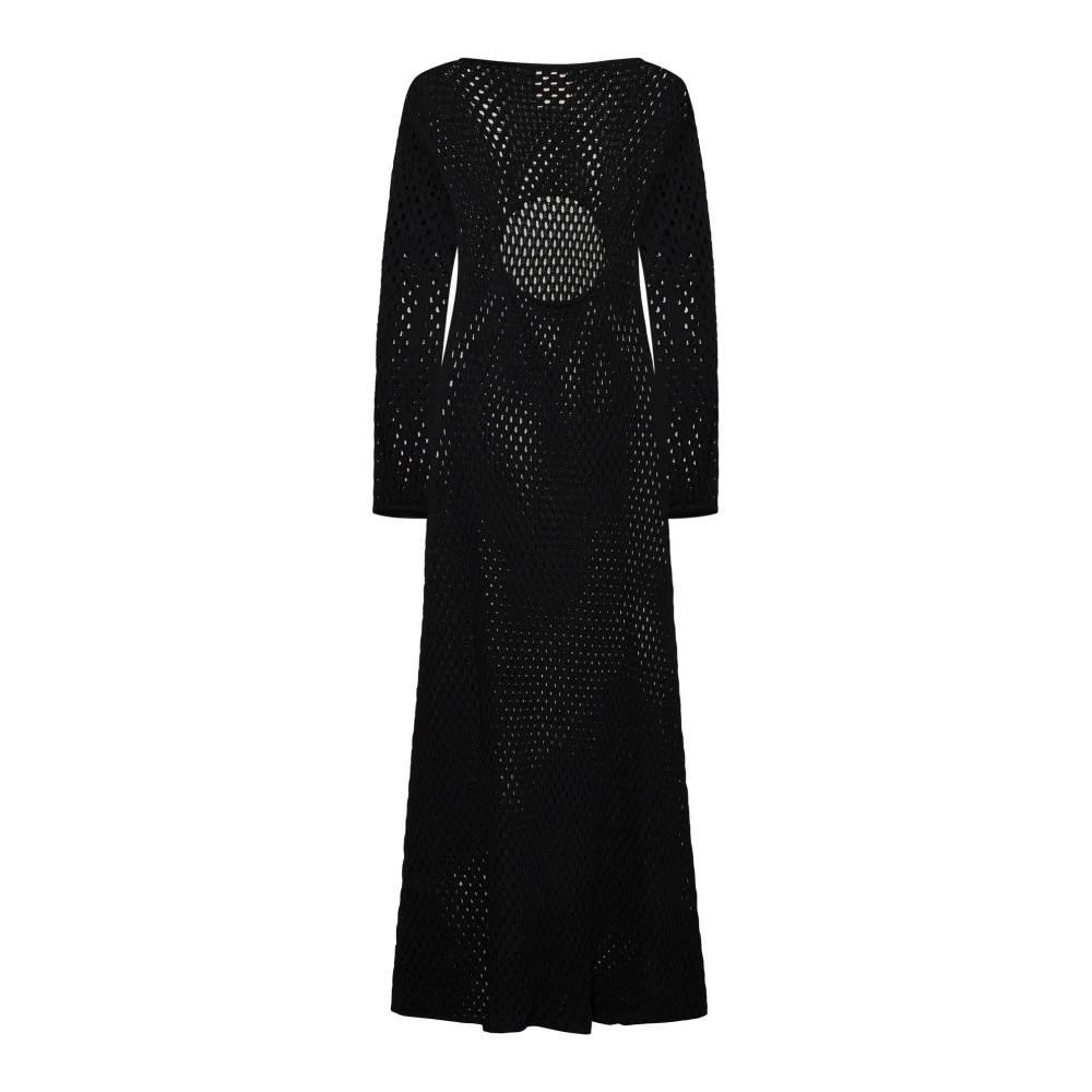 Semicouture Zwarte Bridie Jurk Black Dames