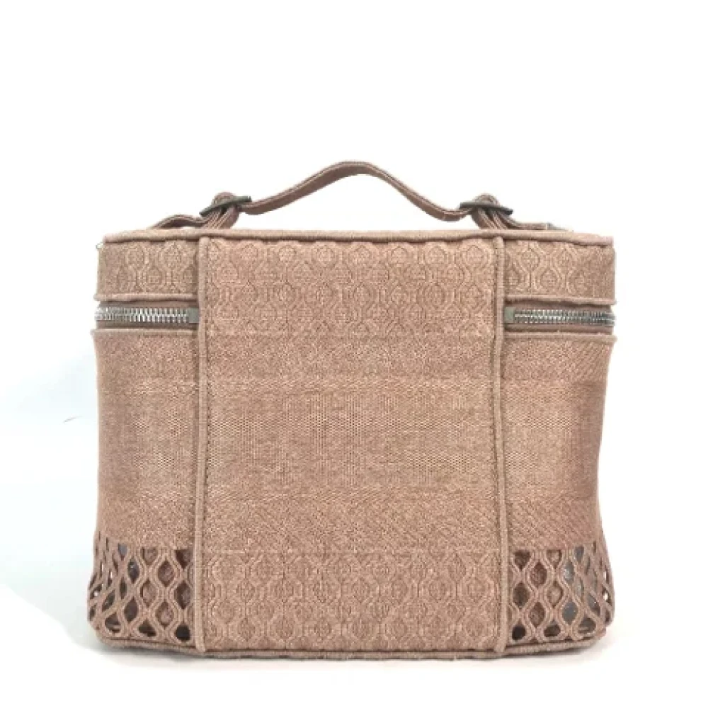 Dior Vintage Pre-owned Fabric dior-bags Pink Dames