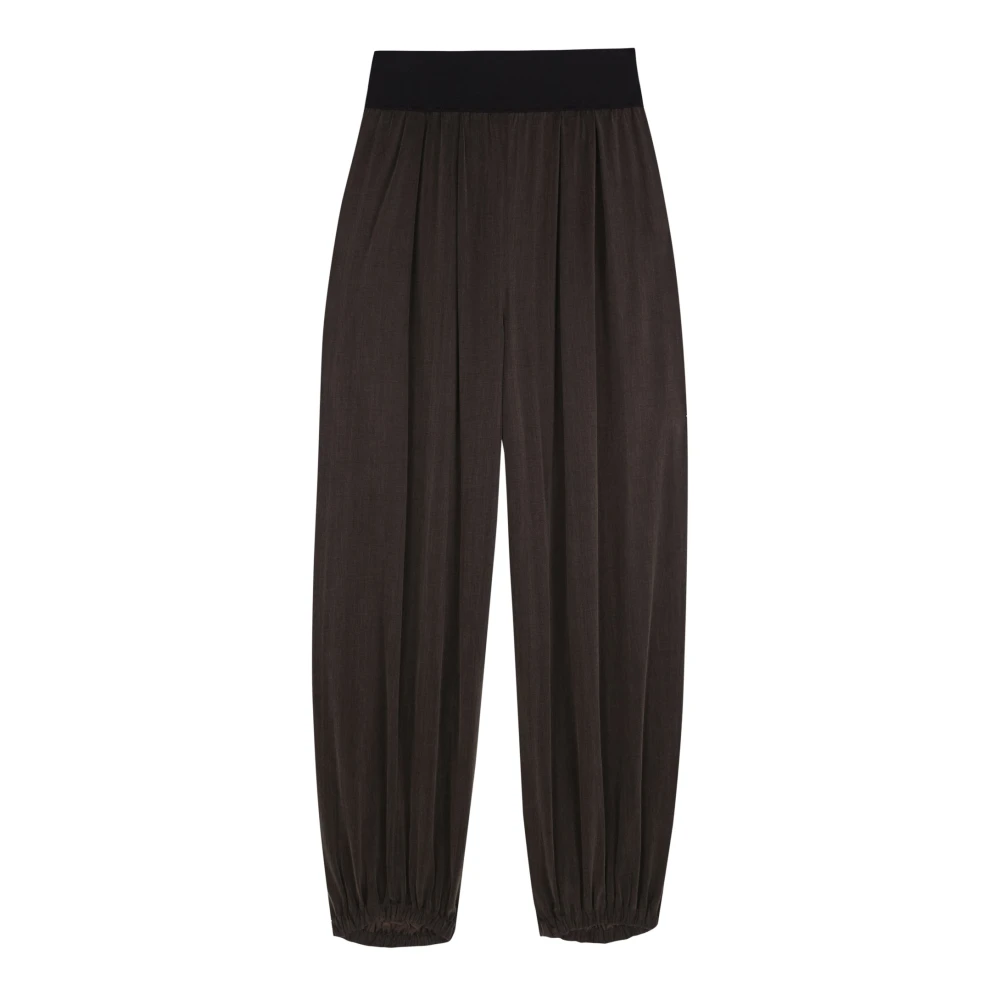 Cortana Brown Bombacho Trousers - Female - Tapered Trousers - Xs - Trousers