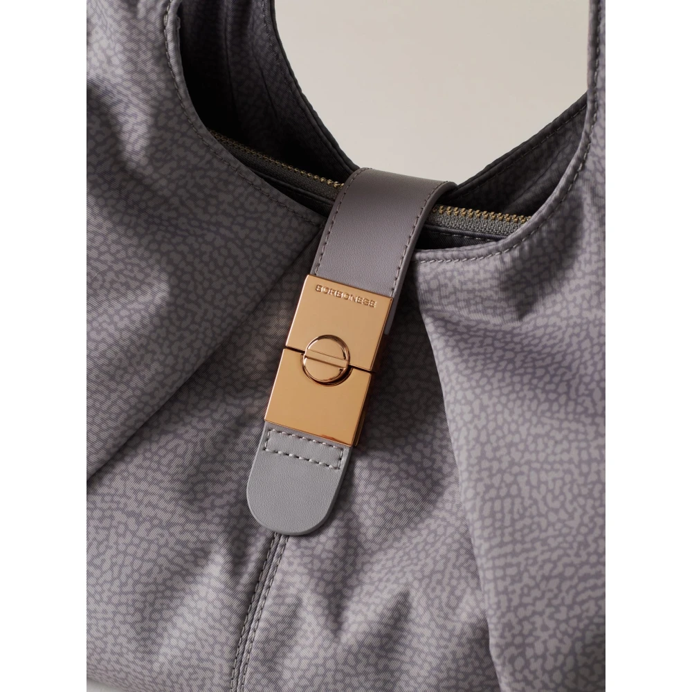Borbonese Cloud Shopper Gray Dames