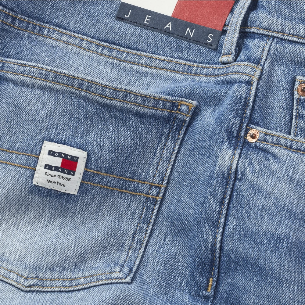 Tommy Jeans Slim Fit Blauwe Denim Jeans Blue Dames