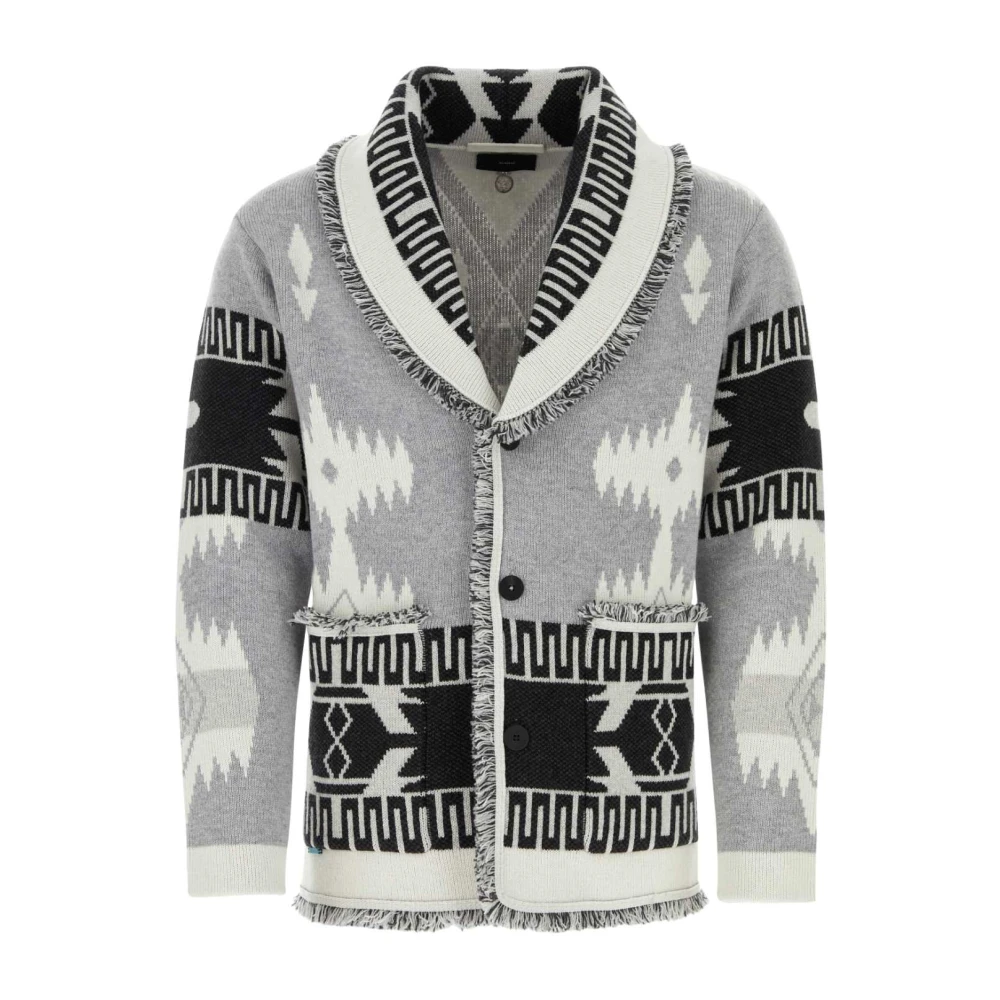 Alanui Geborduurde cashmere Icon cardigan Multicolor Heren