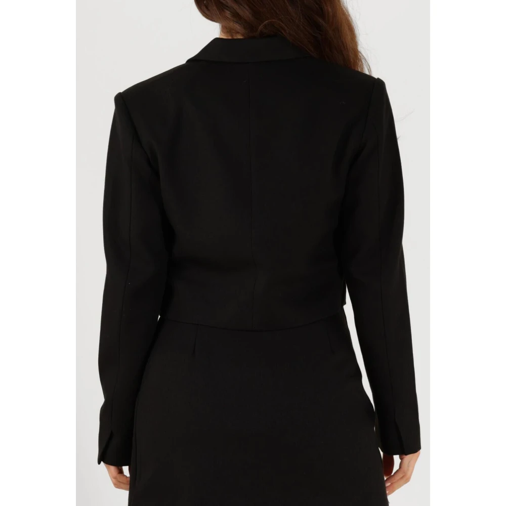 Notre-v Zwarte Blazer Na-Elai Black Dames