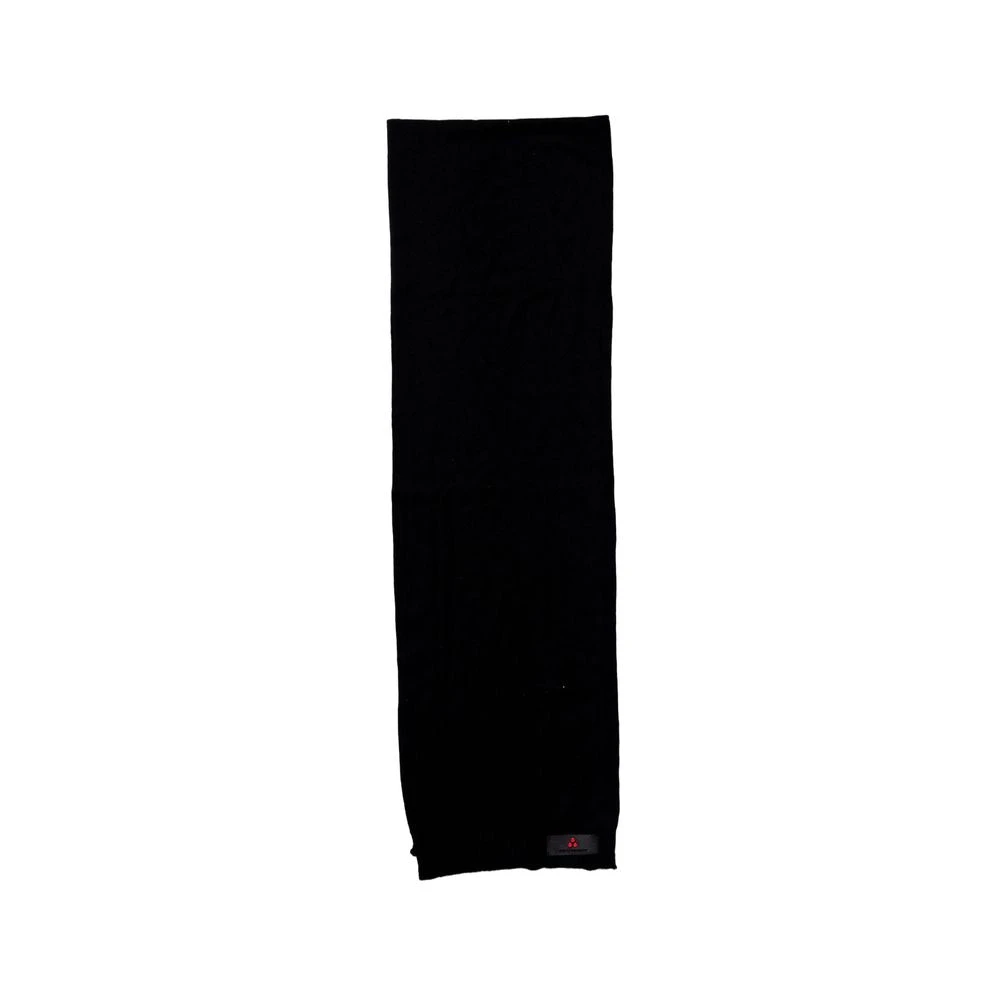 Peuterey Zwarte Viscose Sjaal Herfst Winter Collectie Black Heren