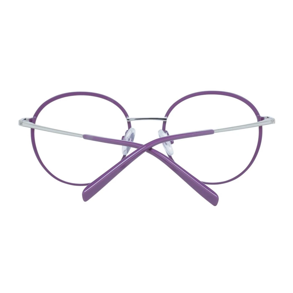 Ana Hickmann Paarse Metalen Ronde Optische Frames met Demo Brillen Purple Dames