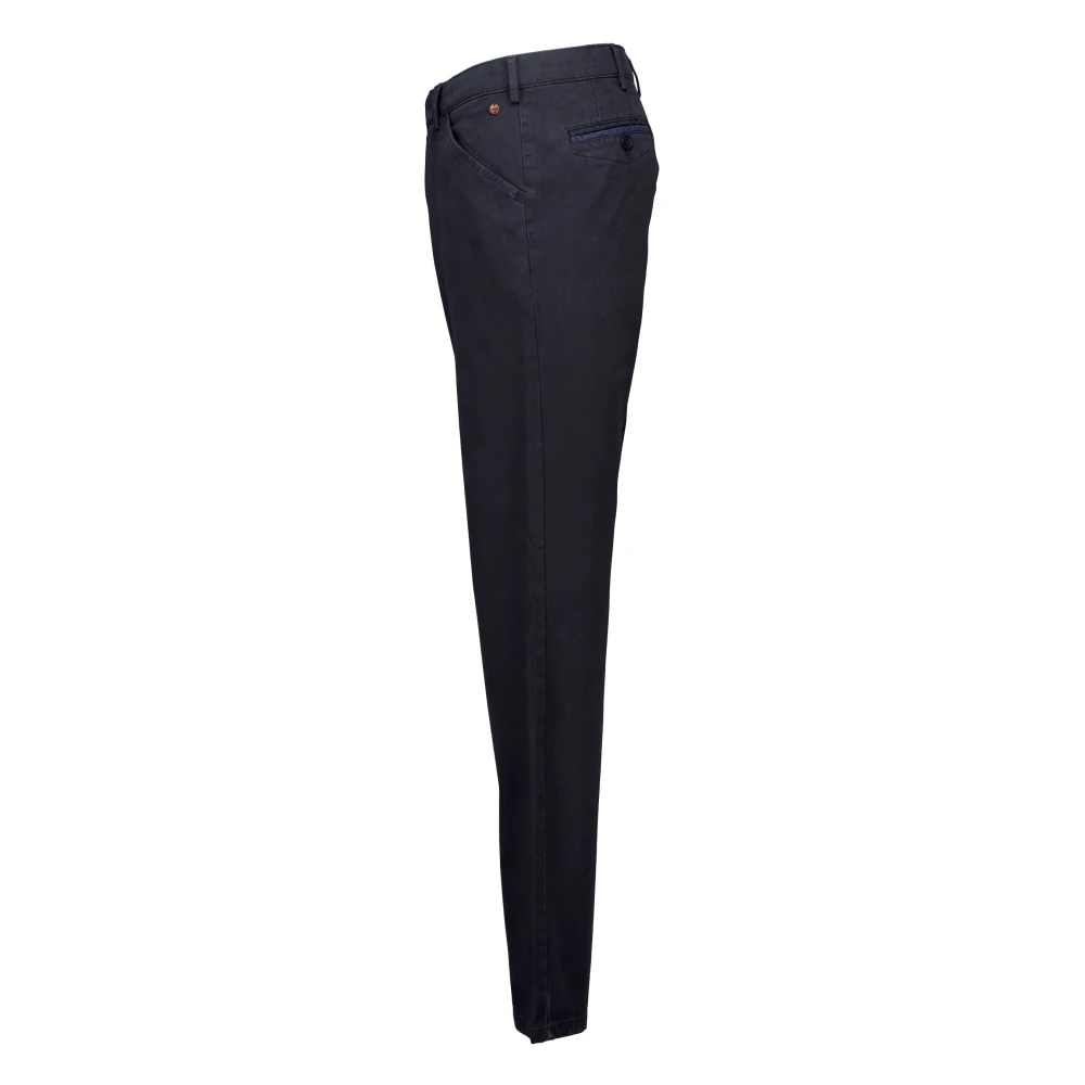 Meyer Blauwe Chino Chicago Stijl Broek Blue Heren