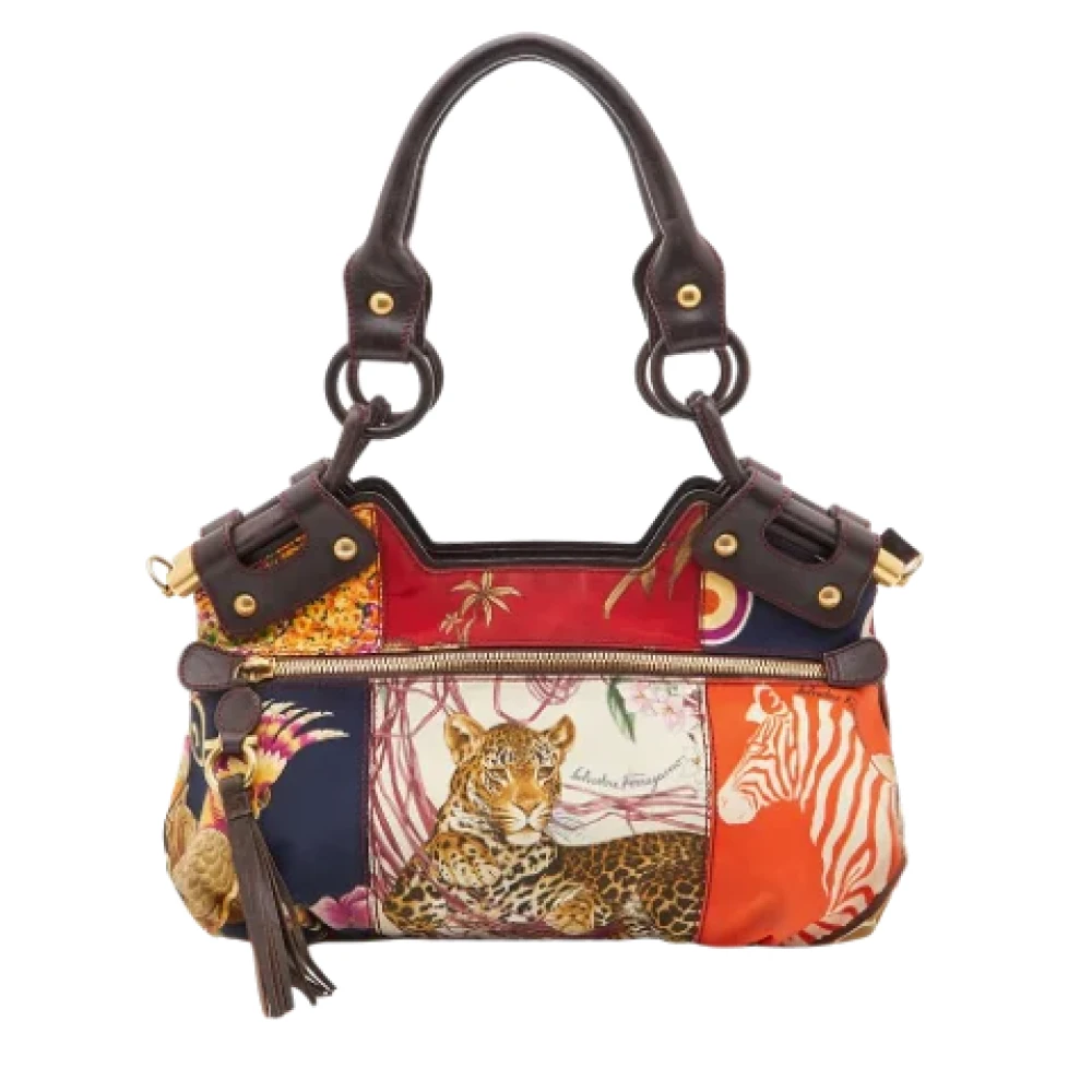 Salvatore Ferragamo Pre-owned Fabric handbags Multicolor Dames