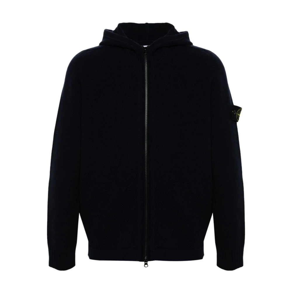 Stone Island Blauwe Sweaters voor Mannen Blue Heren