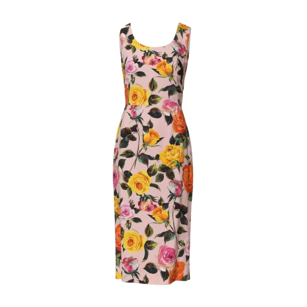 Dolce & Gabbana Women's Floral Sheath Dress With Silk Lining