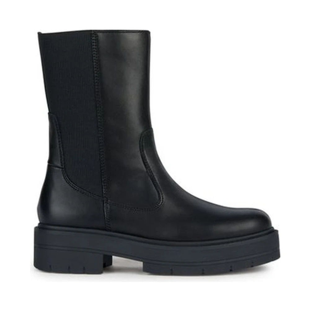 Geox Black Spherica Ec7 Ankle Boots - Female - Chelsea Boots - Black - 3 Uk - Shoes