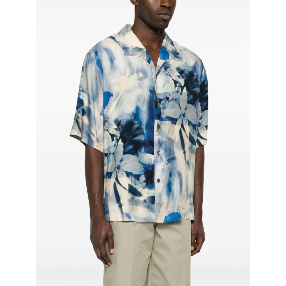 PS By Paul Smith Multicolor oversized shirt met korte mouwen Multicolor Heren