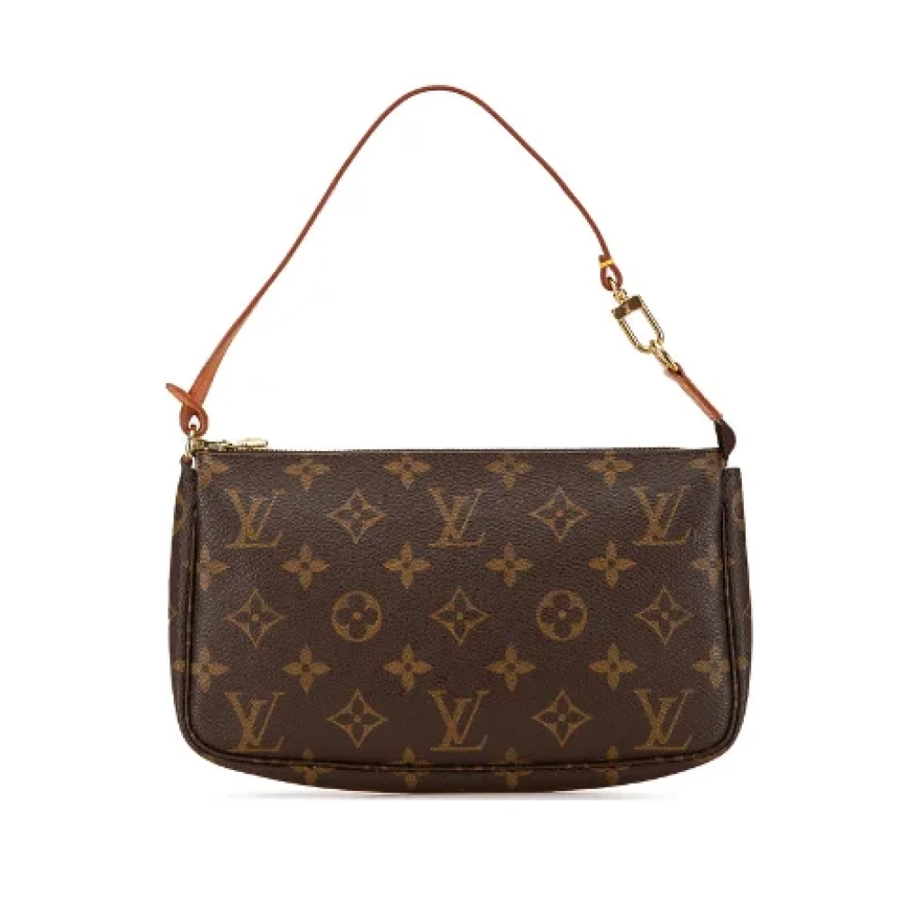 Louis Vuitton Vintage Pre-owned Canvas clutches Brown Dames