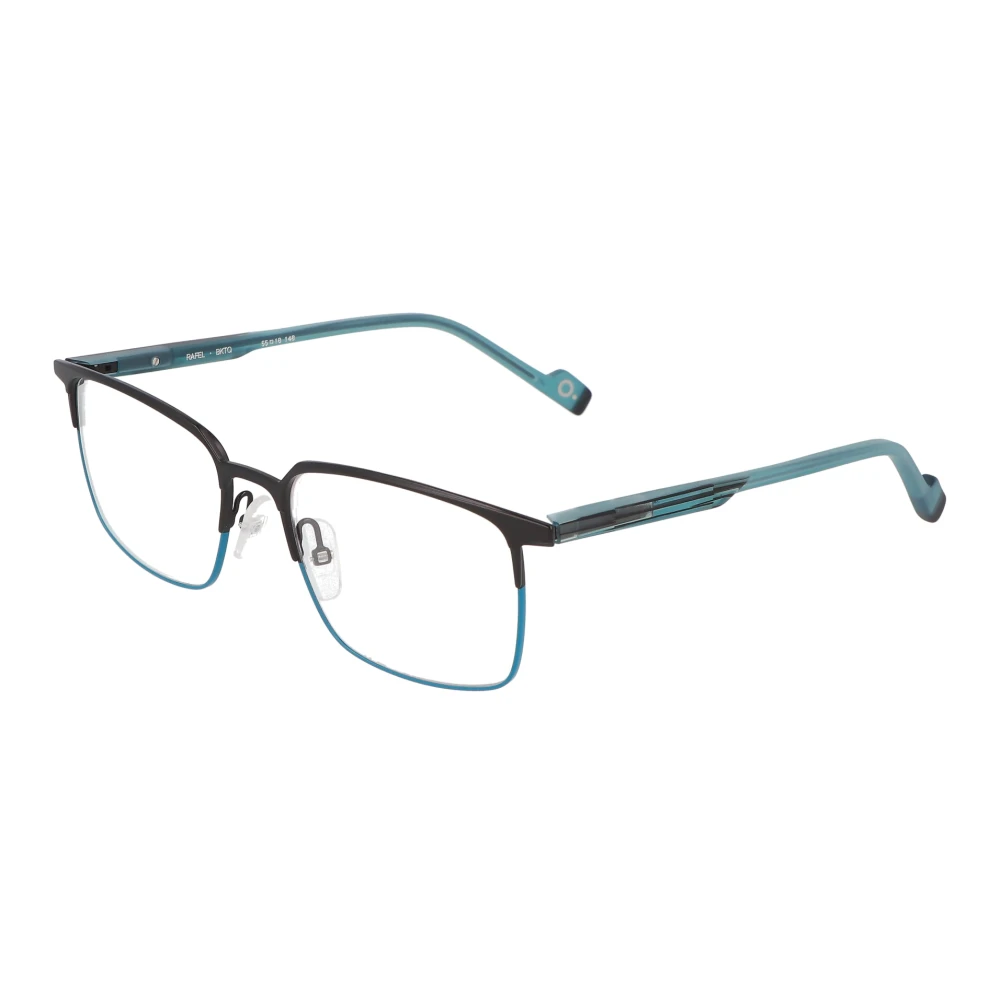 Etnia Barcelona Kleurrijke Rechthoekige Metalen Frame Bril Blue Unisex