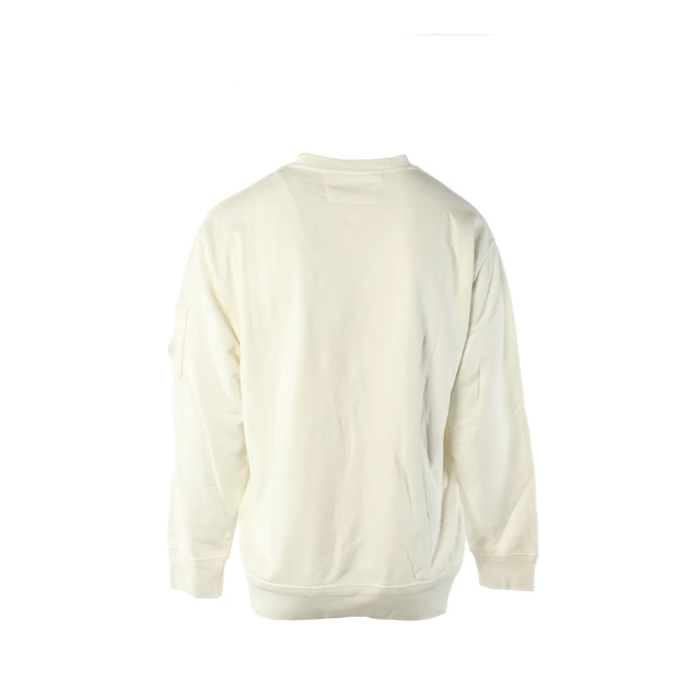 C.P. Company Witte Katoenen Sweater voor Heren White Heren