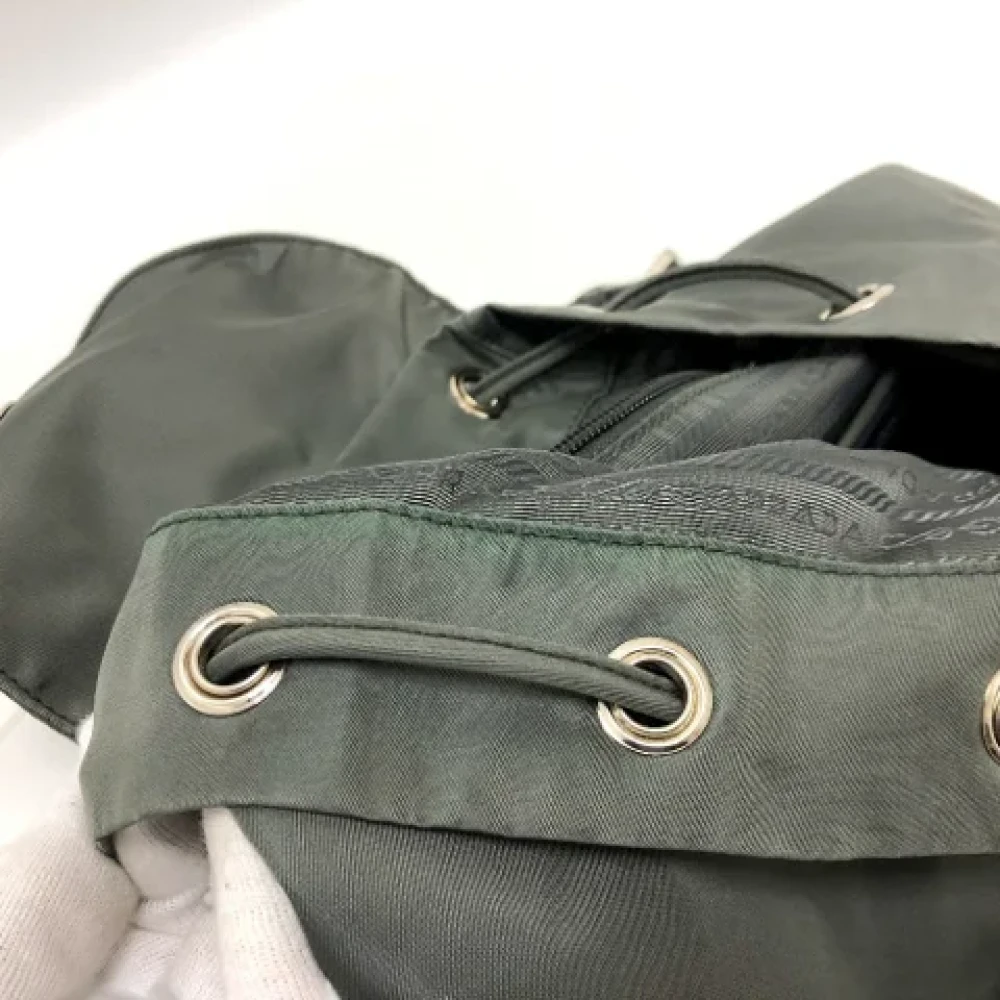 Prada Vintage Pre-owned Leather prada-bags Gray Dames