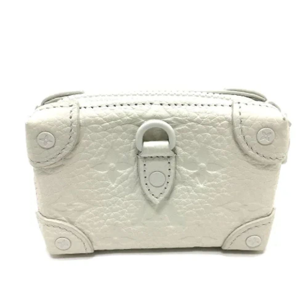 Louis Vuitton Vintage Pre-owned Leather wallets White Dames
