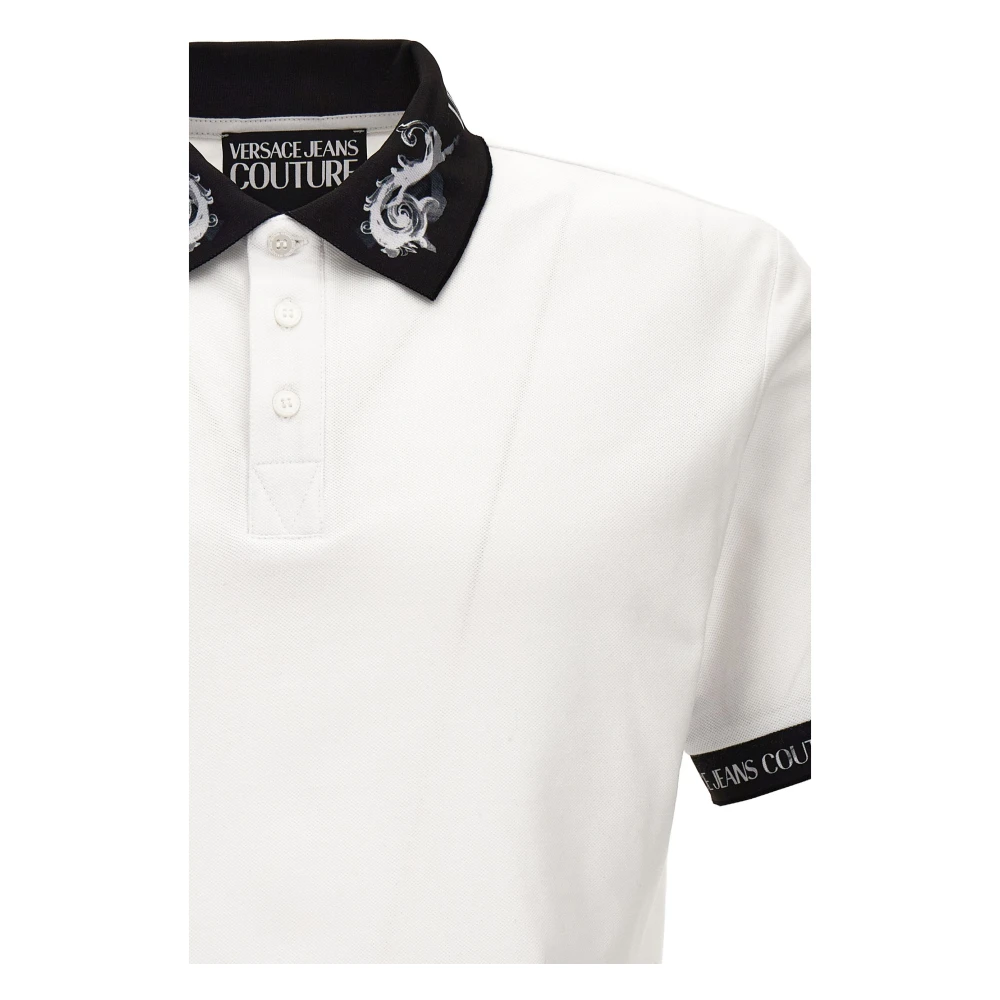 Versace Jeans Couture Stijlvolle T-shirts en Polos White Heren