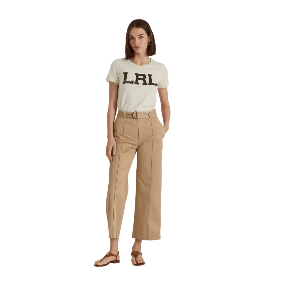 Ralph Lauren Korte Mouw T-shirt White Dames