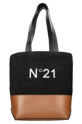 Shopper i läder och tyg