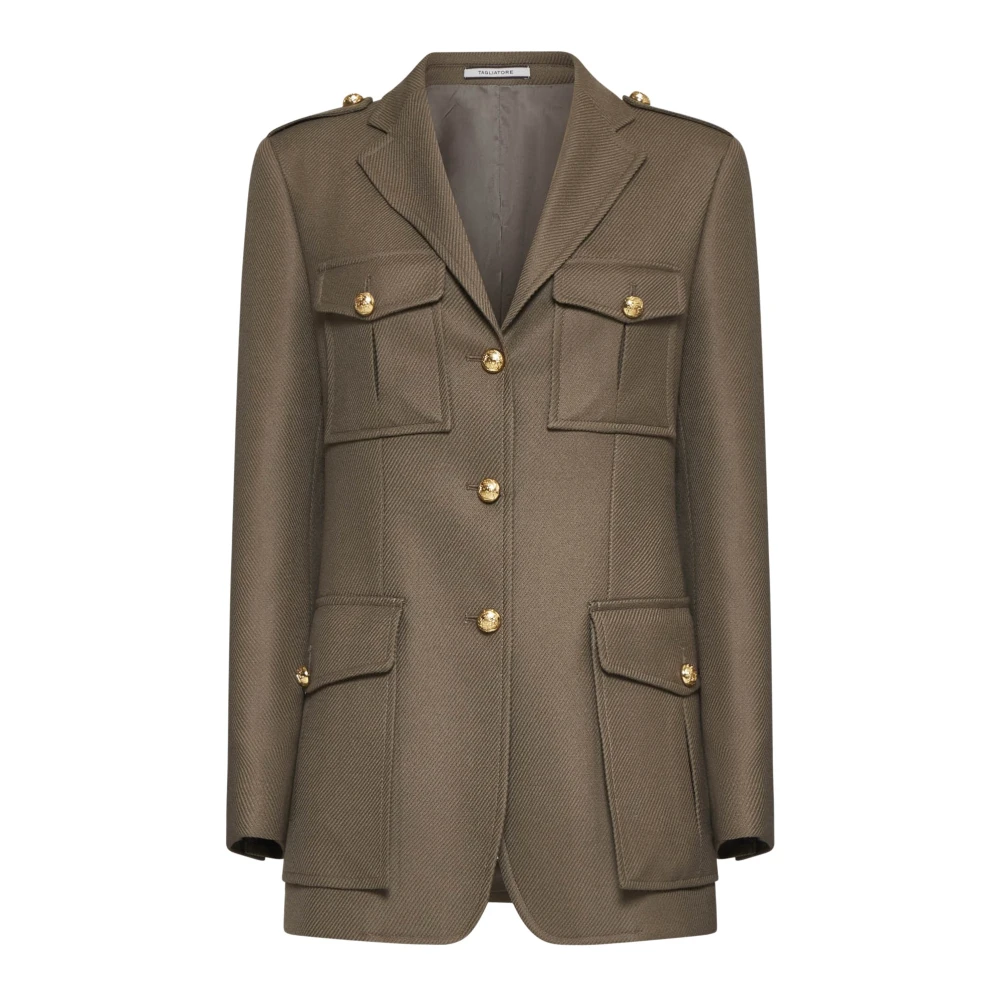 Tagliatore Bruine Jas voor Mannen Brown Dames