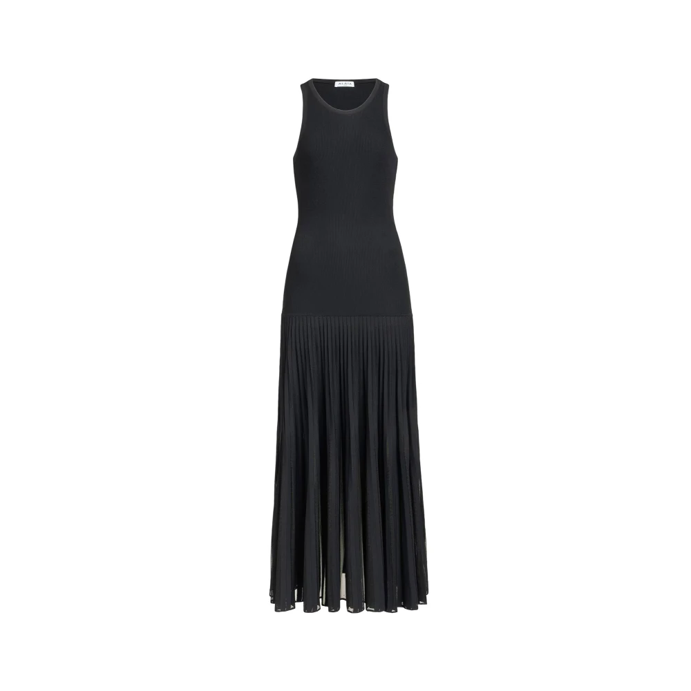 Alaïa Black Knitted Dresses, Female, S, Alaia Dresses
