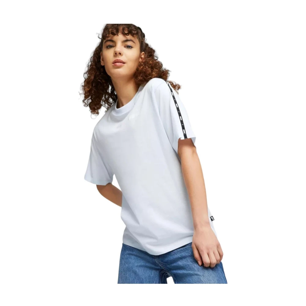 Puma Dames T-shirt Model 675994 Katoen White Dames