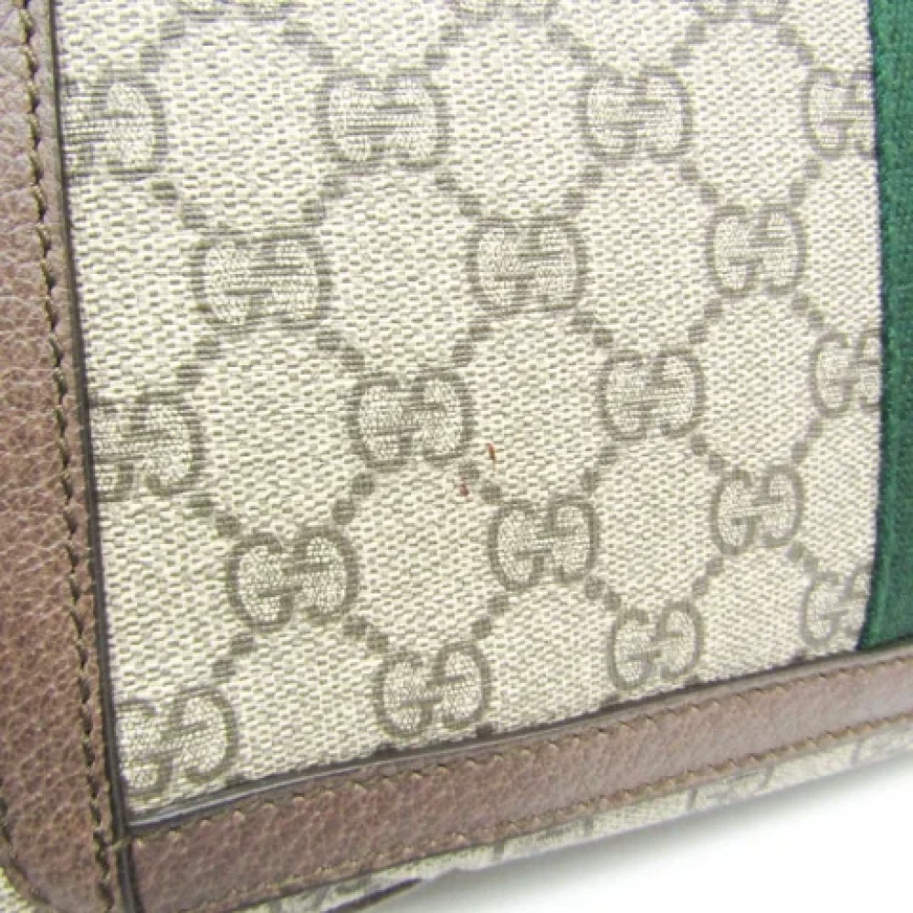 Gucci Vintage Pre-owned Plastic shoulder-bags Beige Dames