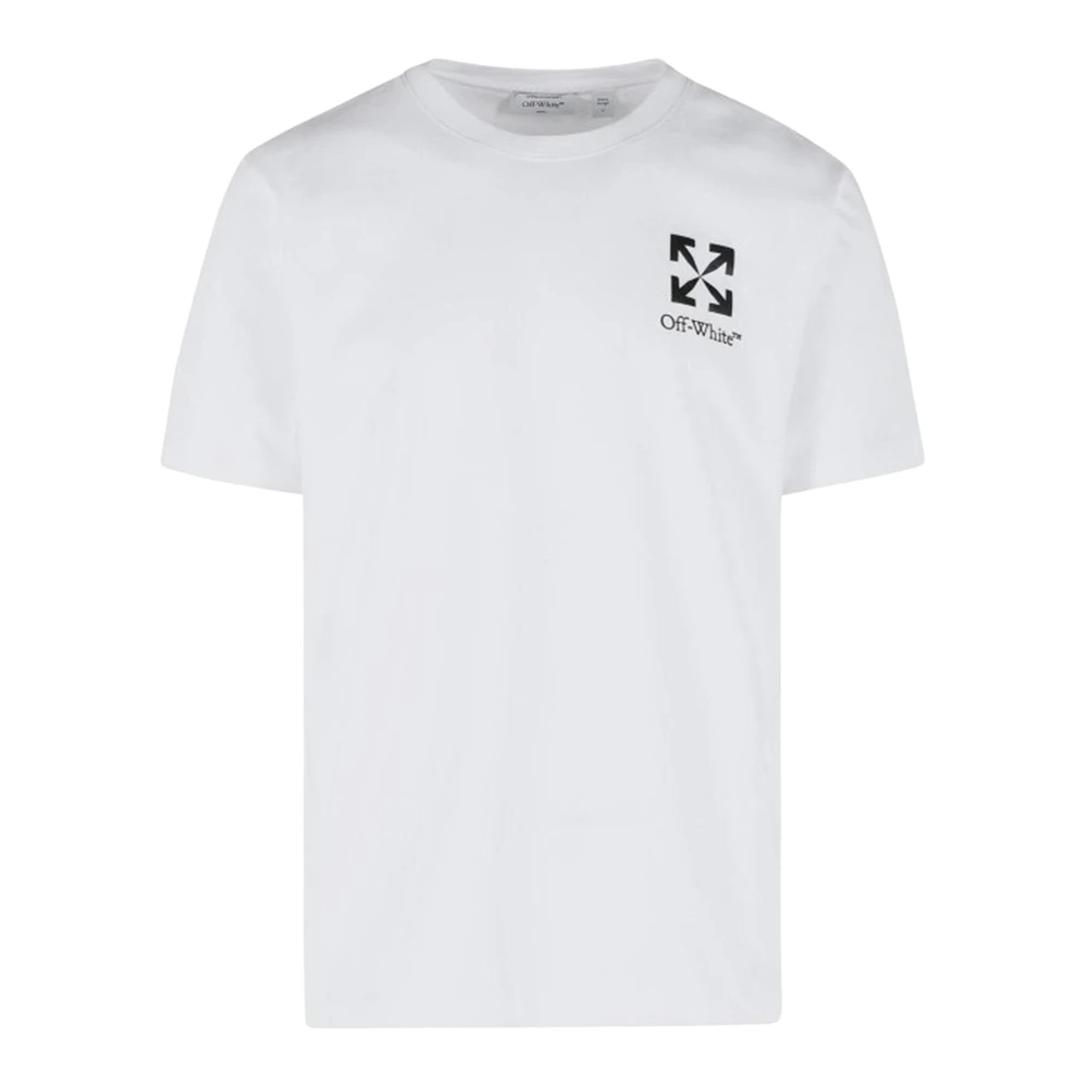 Off White Men's White Small Arrow Slim T-Shirt - Off - T-Shirts - M - Tops
