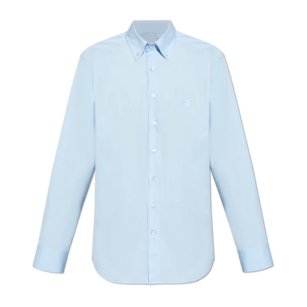 ETRO Klassiek Overhemd Blue Heren