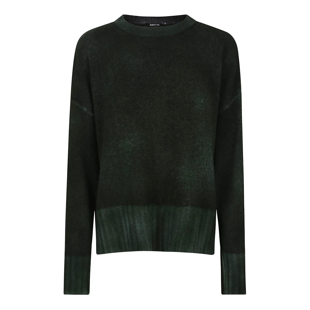 Avant Toi Luxe Merino Cashmere Zijde Sweaters Green Dames