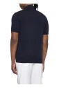 polo-bleu-avec-col-pointu