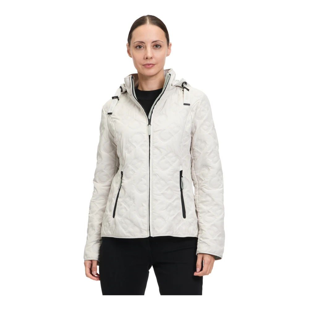 Gil Bret Hoodie met grafisch patroon Beige Dames