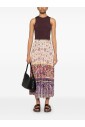 floral-print-elasticated-waist-skirt