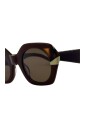 hexagonal-marron-translucide-lunettes-de-soleil