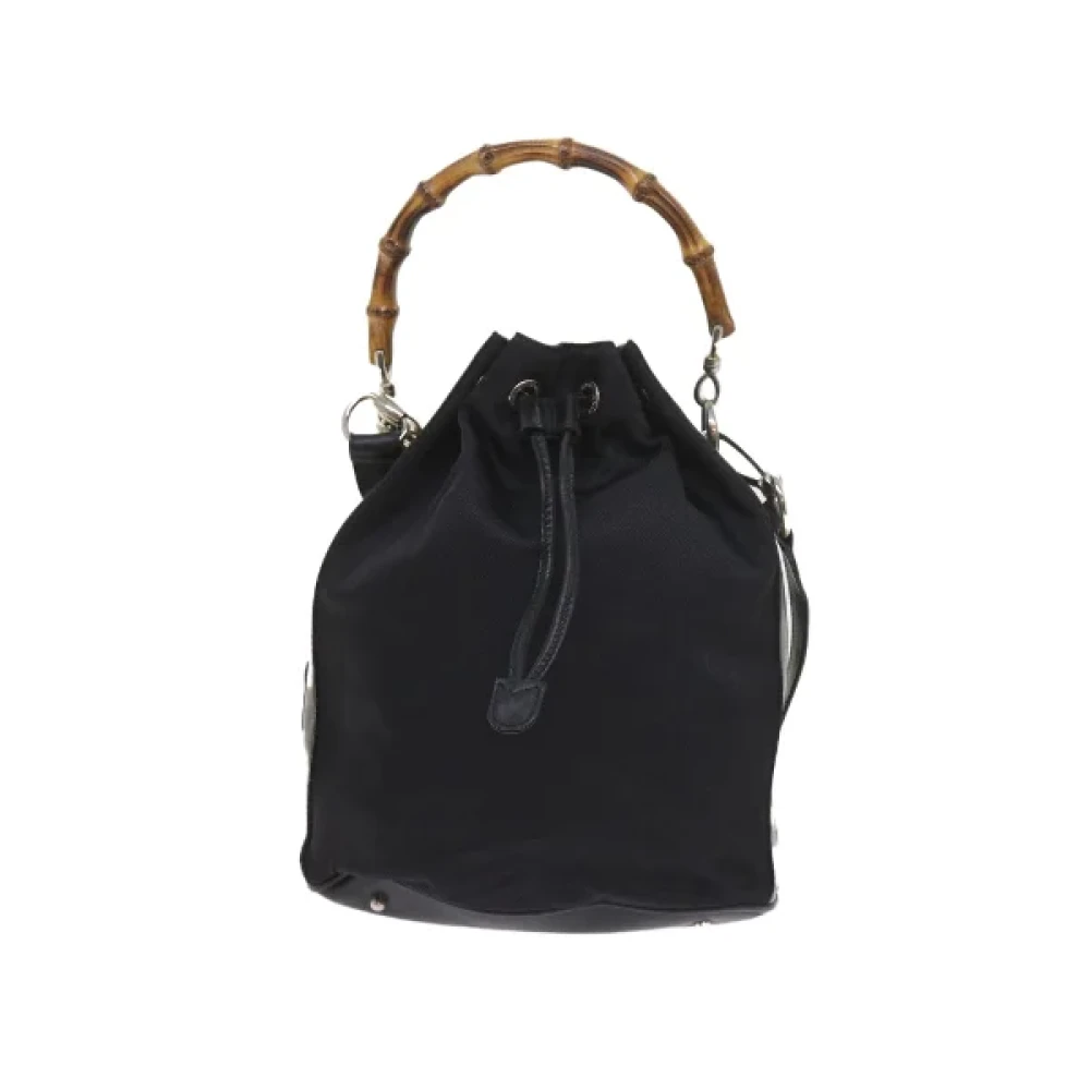 Gucci Vintage Pre-owned Fabric gucci-bags Black Dames