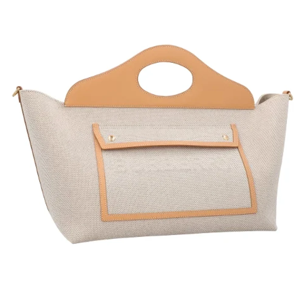 Burberry Leather totes Gray Dames