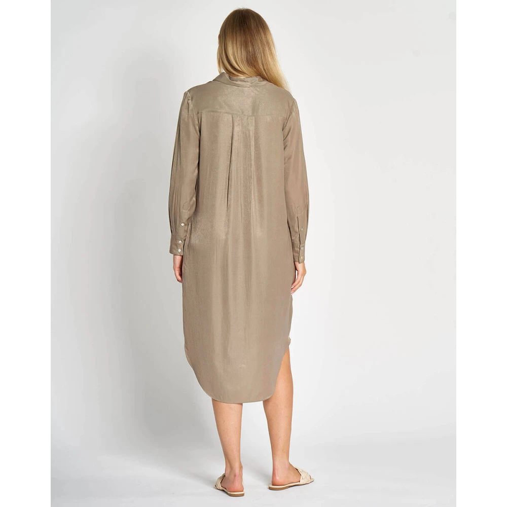 Zhrill Stijlvolle Jurk Zhbrilla Model Beige Dames