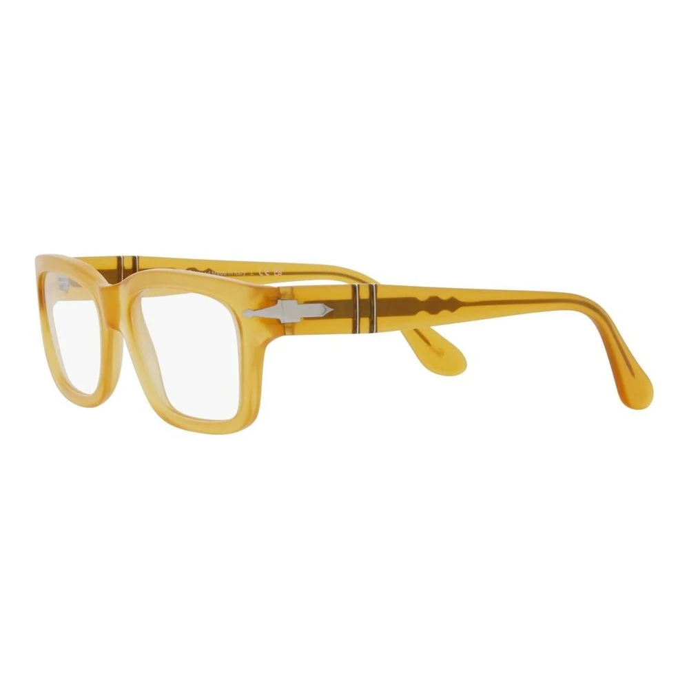 Persol Stijlvolle brilmonturen in Miele kleur Yellow Unisex