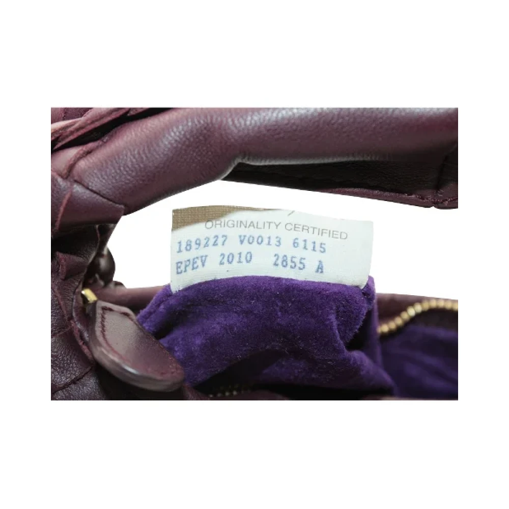 Bottega Veneta Vintage Pre-owned Leather handbags Purple Dames